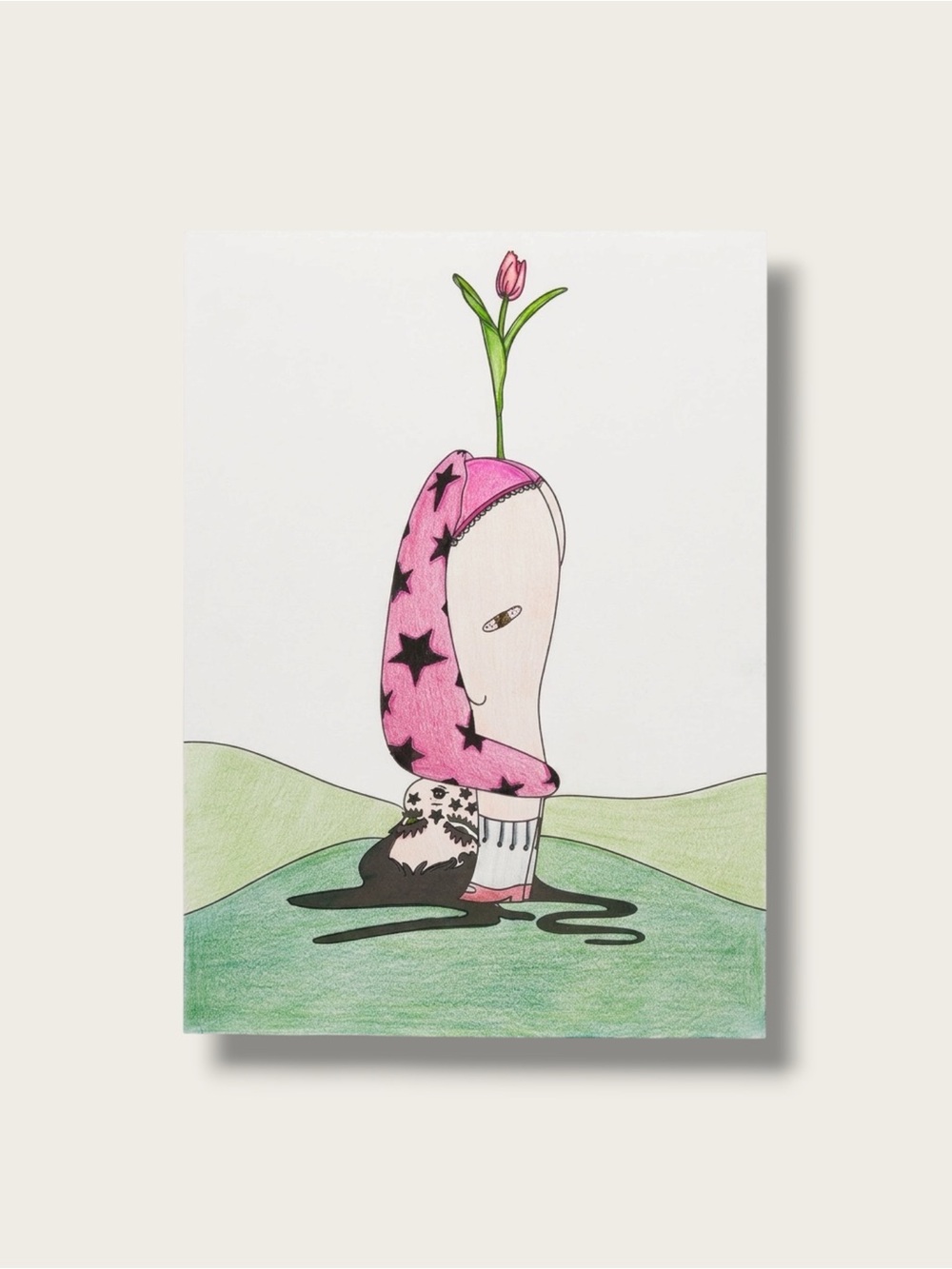 🌷 {PRICE FIRM} Valfré Tulip Fever Surrealist Pop Art Print ~ 11x8”
